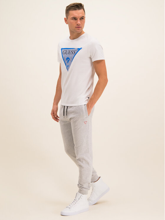Guess Guess Sportinės kelnės U01Q01 FL038 Pilka Regular Fit