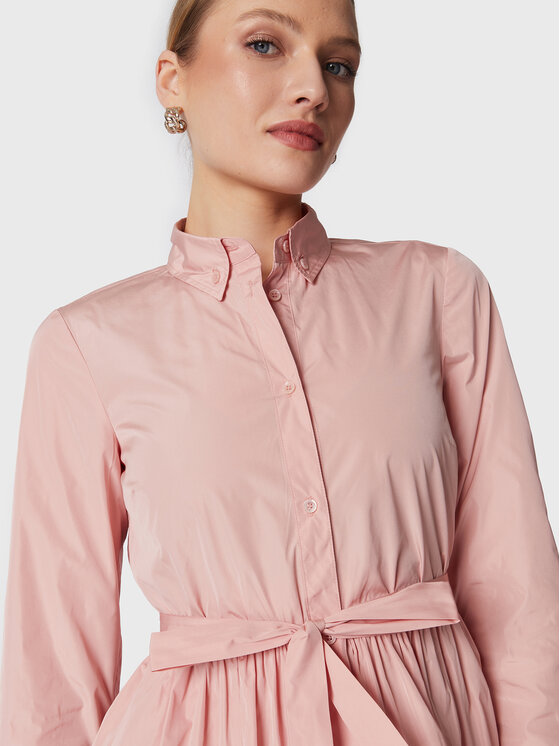 Red Valentino Red Valentino Haljina košulja 1R0VAFP51FP Ružičasta Regular Fit