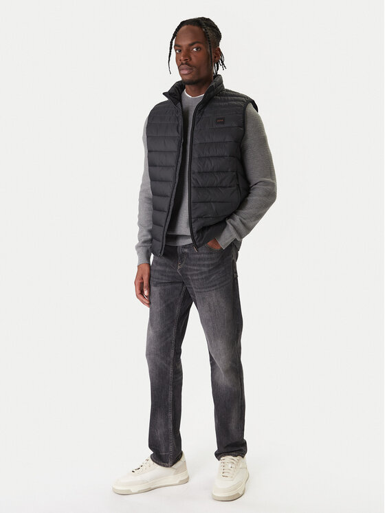 BOSS BOSS Prsluk Odeno 50549243 Crna Slim Fit