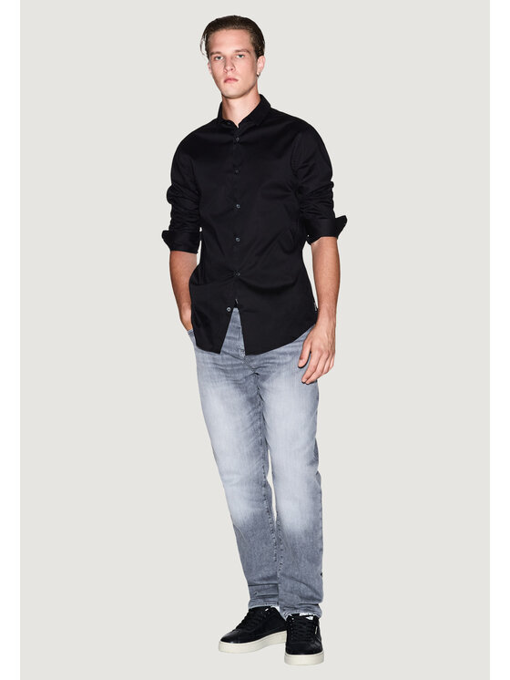 Armani Exchange Armani Exchange Camicia 8NZC31 ZN28Z Nero Casual Fit