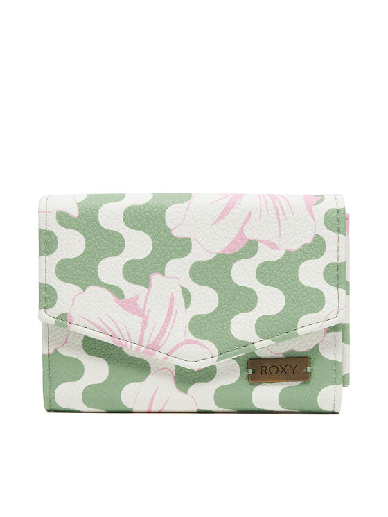 Roxy Roxy Малък дамски портфейл Sideral Love ERJAA04366 Зелен
