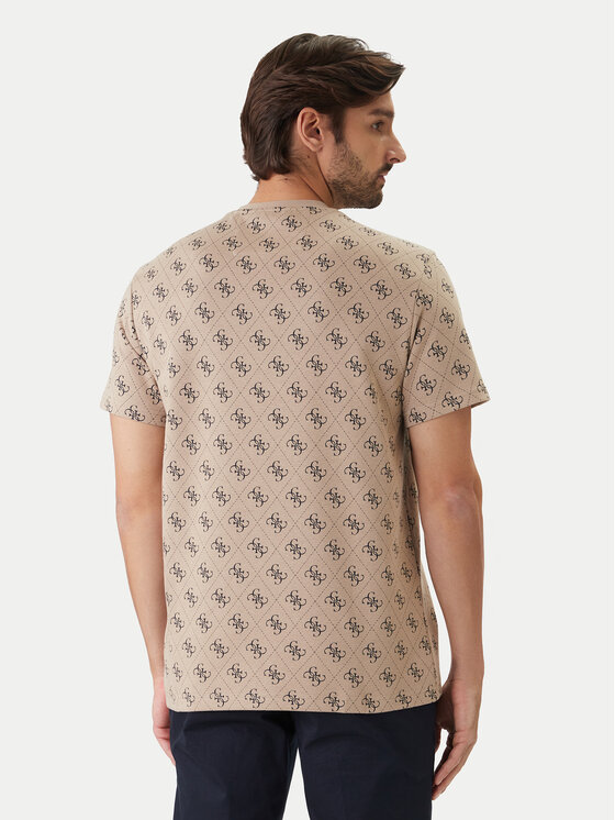 Guess Guess Tricou M6GP34 K3200 Bej Relaxed Fit