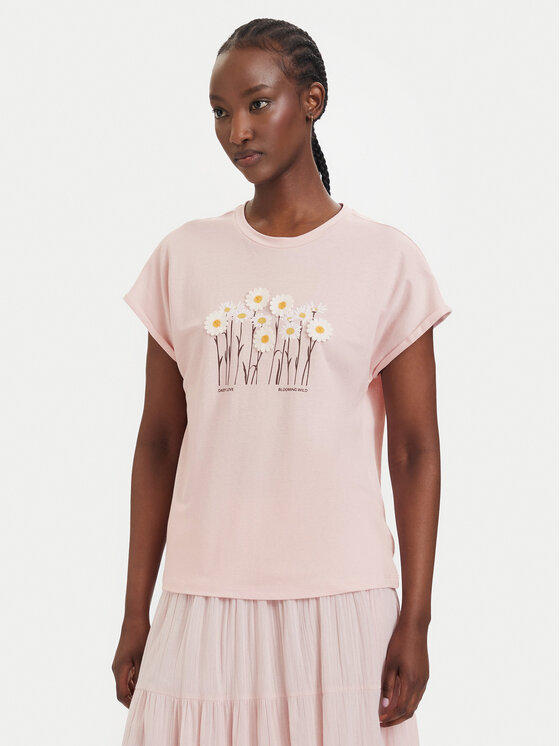 ONLY Tricou Jany 15372108 Roz deschis Regular Fit