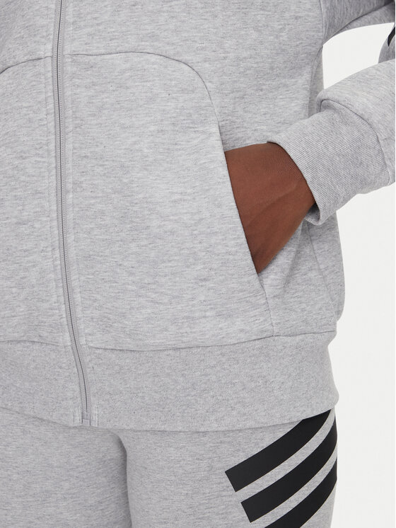 adidas adidas Felpa Future Icons 3-Stripes JE0172 Grigio Regular Fit