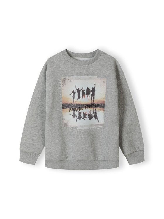 Bluza MINOTI, Rozmiar 158/164, Szary, 20fleece74