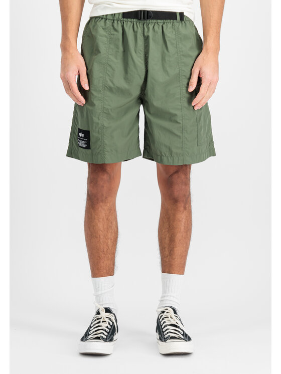 Alpha Industries Alpha Industries Szorty Nylon Cargo Short Zielony Regular Fit