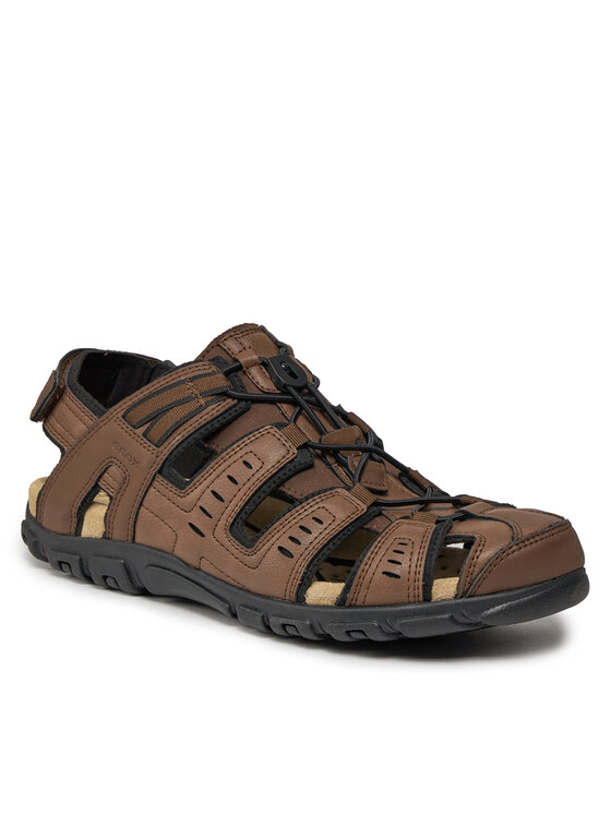 Geox Geox Sandály Uomo Sandal Strada U4524C 000ME C6006 Hnědá