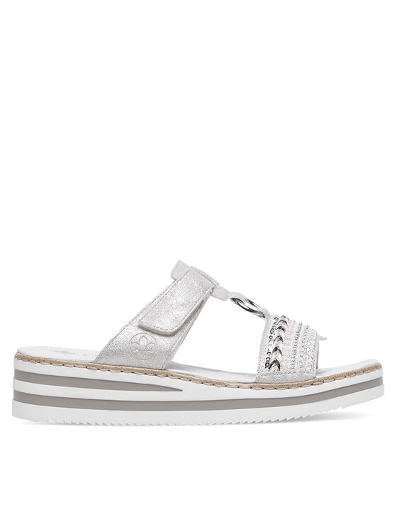 Rieker Rieker Pantoletten V02M6-40 Grau