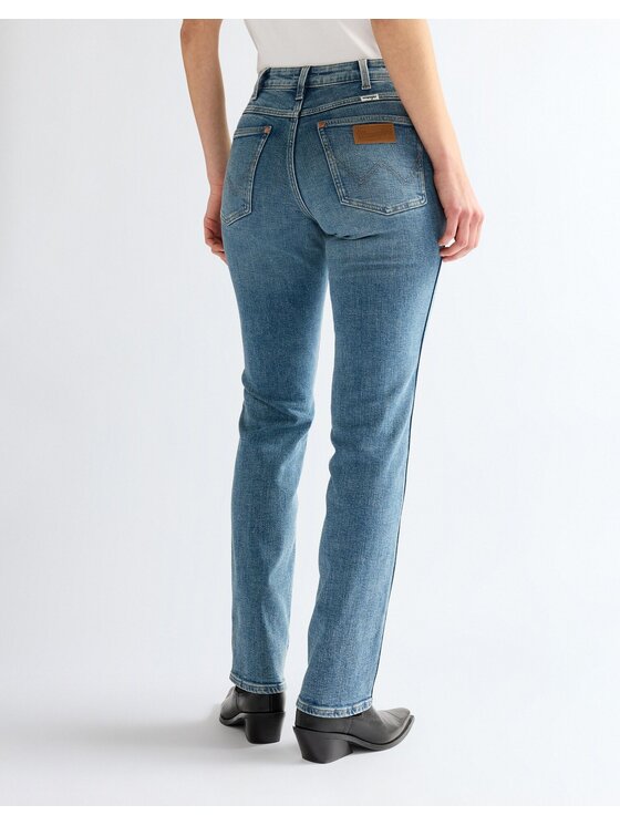 Wrangler Wrangler Jeansy STRAIGHT Niebieski Straight Leg