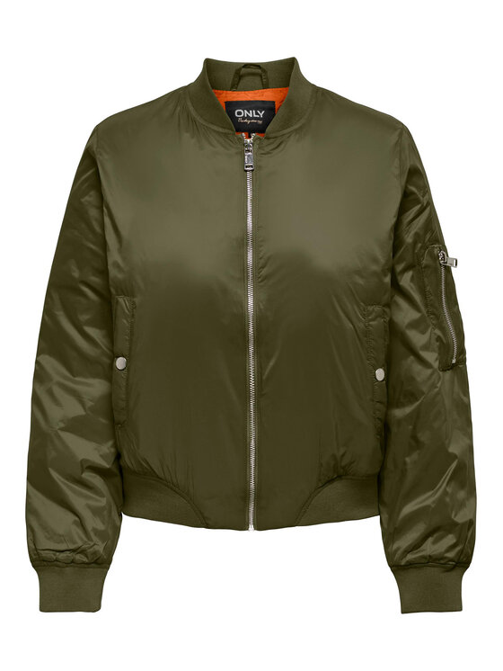 ONLY ONLY Μπόμπερ μπουφάν 15293313 Πράσινο Regular Fit