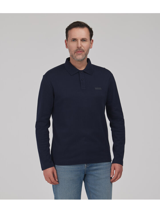 Lee Cooper Lee Cooper Polo MARIO Granatowy Regular Fit