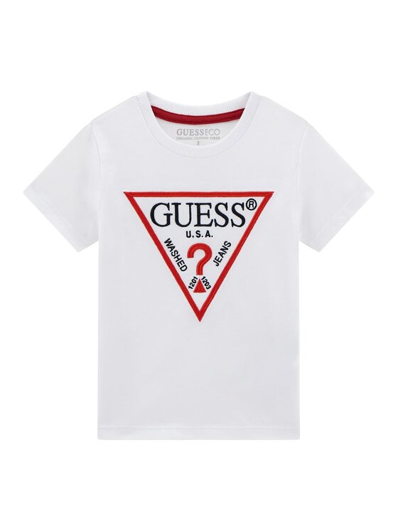Guess Kids Guess Kids T-Shirt 168485 Biały Classic Fit