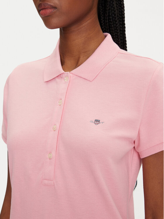 Gant Gant Polokošeľa Sheild 4200870 Ružová Slim Fit