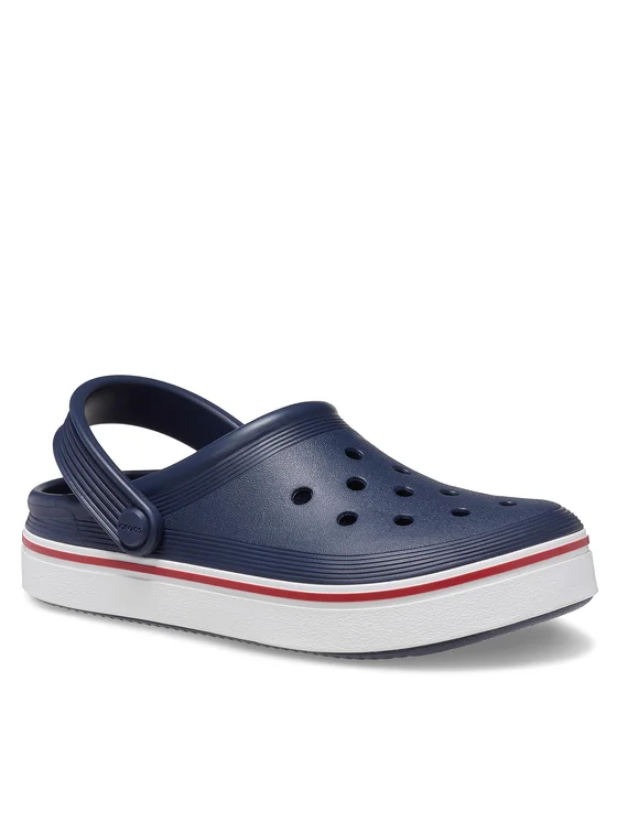 Crocs Pantoletten Crocs Crocband Clean Clog Kids 208477 Dunkelblau