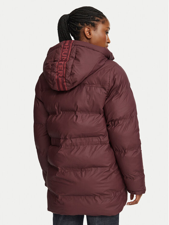 Hunter Hunter Μπουφάν χειμωνιάτικο HARW0002252 Μπορντό Regular Fit