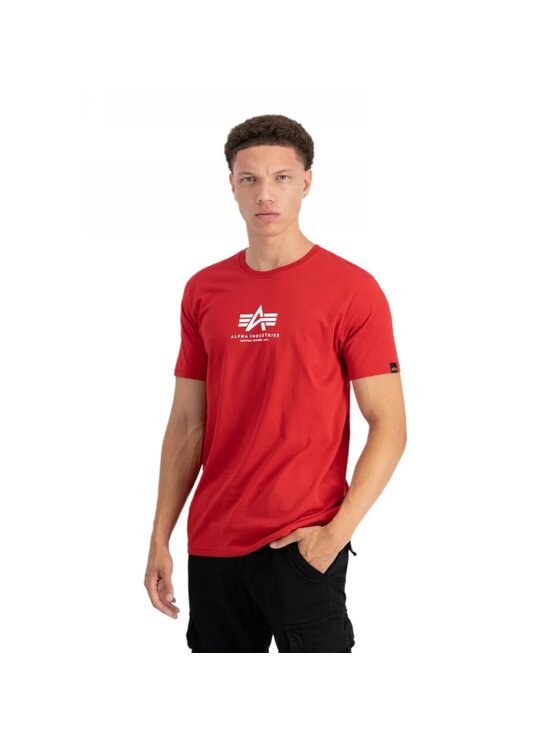 Alpha Industries Alpha Industries T-Shirt AI.118533-451 Červená Basic Fit