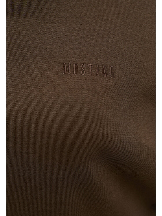 Mustang Mustang Sweter Becky Turtleneck Brązowy Regular Fit
