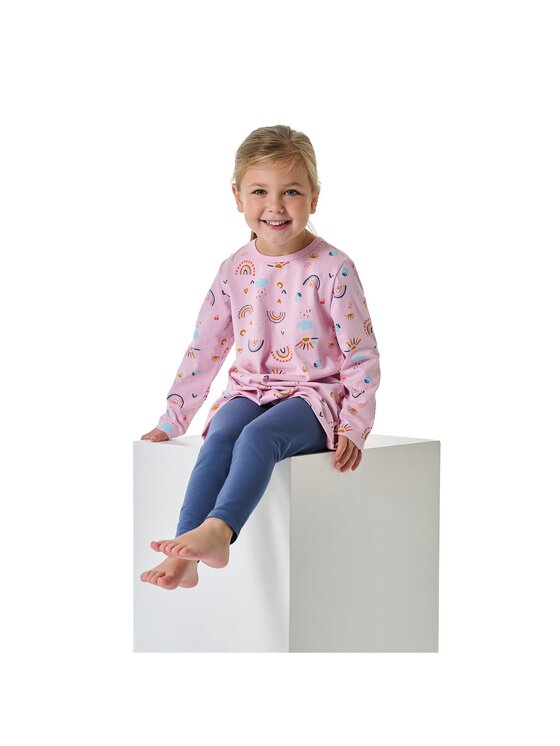 SCHIESSER SCHIESSER Piżama 31030 Różowy Comfort Fit