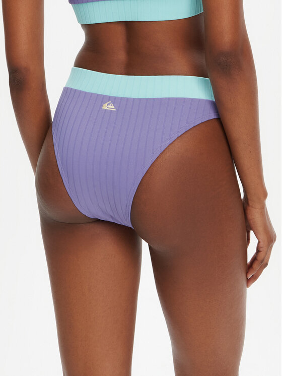 Quiksilver Quiksilver Dół od bikini Hi Cut Bottom EQWX403127 Niebieski