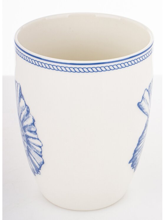MIAhome MIAhome Kubek Kubek porcelanowy w pudełku 350 ml NAGAT - muszla Biały