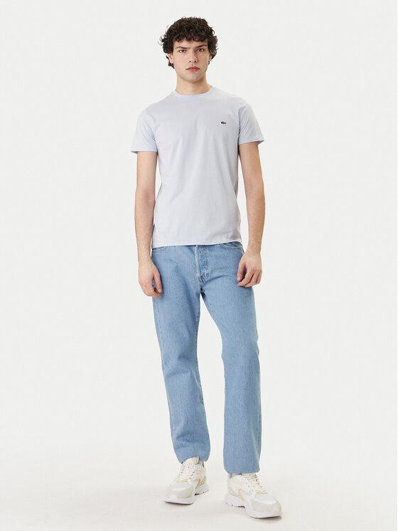 Lacoste Lacoste T-Shirt TH6709 Světle modrá Regular Fit
