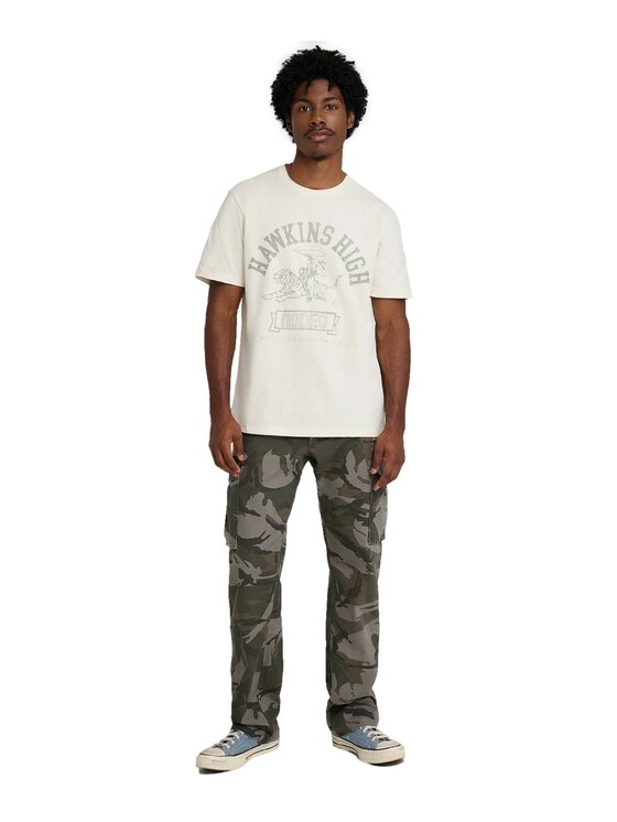 Wrangler Wrangler T-Shirt 112378555 Beżowy Regular Fit