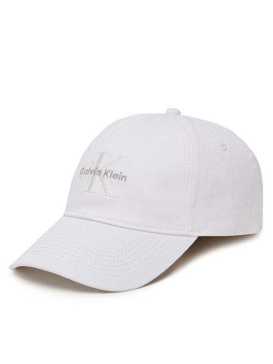 Calvin Klein Jeans Șapcă Monologo LV04K5026G Alb