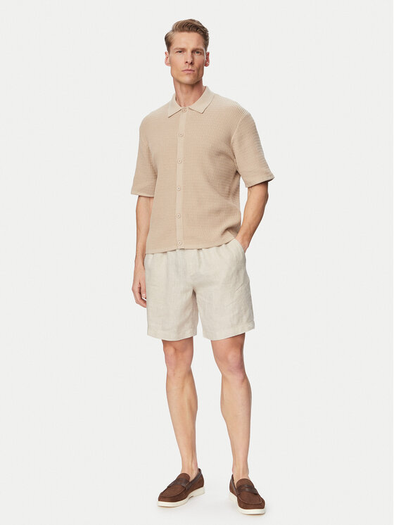 Jack & Jones Jack & Jones Krekls Montauk 12293584 Gaiši bēša Relaxed Fit