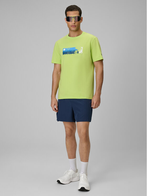 4F 4F T-Shirt BEACHWEAR Zielony jasny Regular Fit