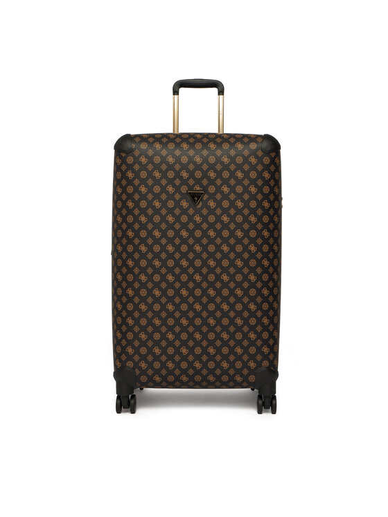 Guess Valiză mare Wilder Travel TWHP74 52988 Maro închis