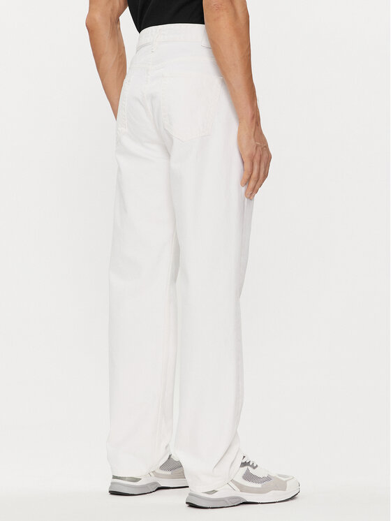 Calvin Klein Jeans Calvin Klein Jeans Blugi 90's J30J325580 Alb Straight Fit