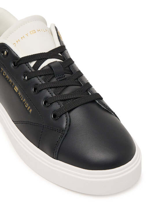 Tommy Hilfiger Tommy Hilfiger Sneakers Th Feminine Cupsole Leather FW0FW09105 Nero