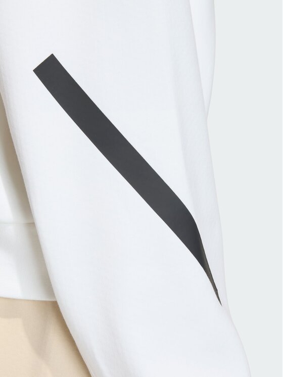 adidas adidas Bluza 159002 Biały Loose Fit