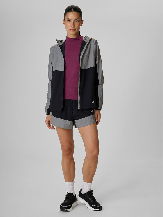 4F 4F Szorty sportowe CRAFTED BY CULTURE Czarny Regular Fit
