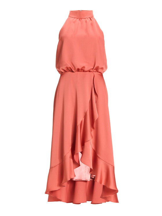 Swing Swing Sukienka koktajlowa 5AH04500 Pomarańczowy Regular Fit