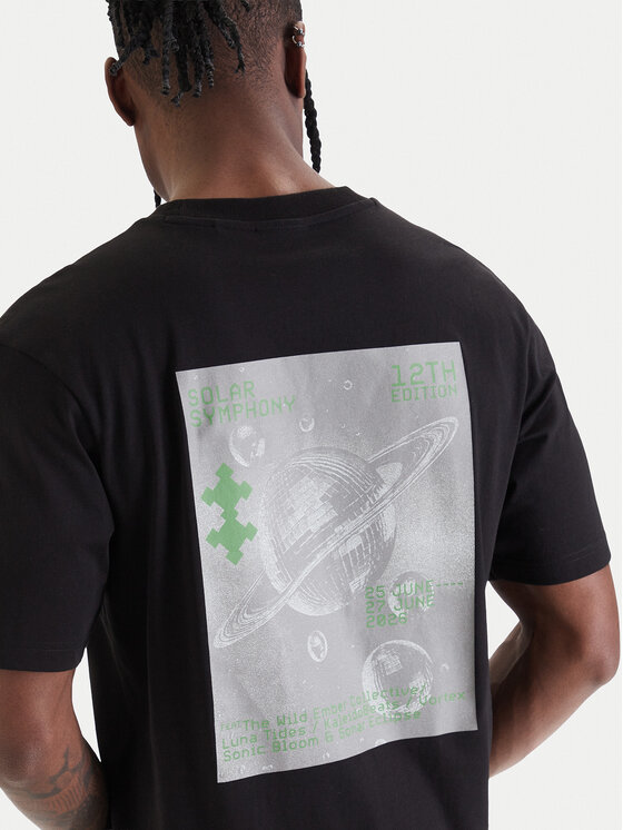 HUGO HUGO T-Shirt Nufotee 50560048 Czarny Regular Fit