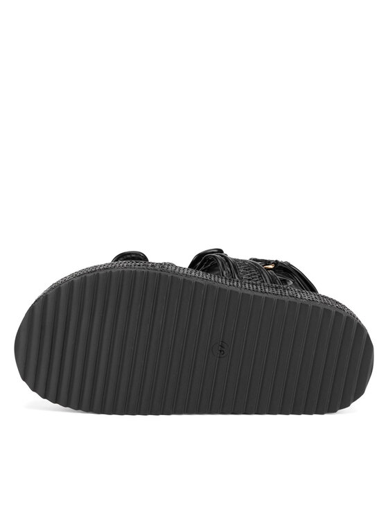 Badura Badura Σανδάλια BEGONIA-TS6165-01 Μαύρο