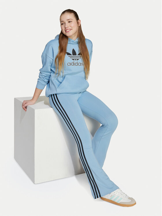adidas adidas Leggings adicolor JV8616 Svijetloplava Slim Fit