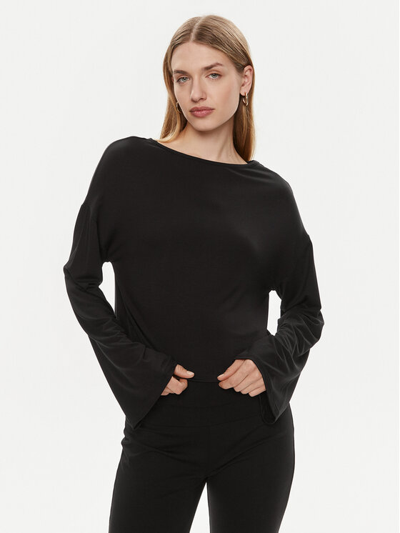 Gina Tricot Gina Tricot Blúz 22672 Fekete Regular Fit