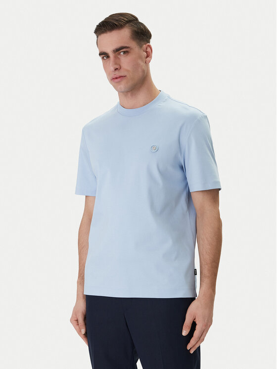 BOSS BOSS T-shirt C-Taut 01 50555844 Svijetloplava Regular Fit