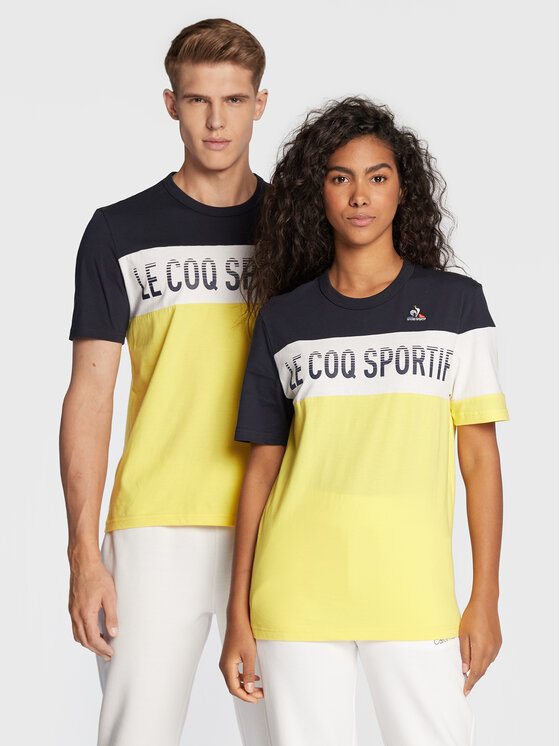 Le Coq Sportif Majica Unisex Saison 2 2220294 Rumena Regular Fit