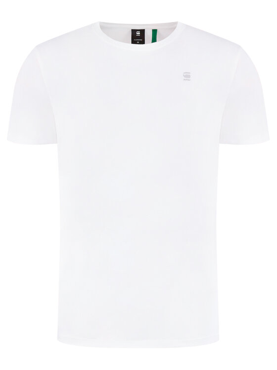 G-Star Raw G-Star Raw Majica Base-S D16411-336-110 Bela Regular Fit