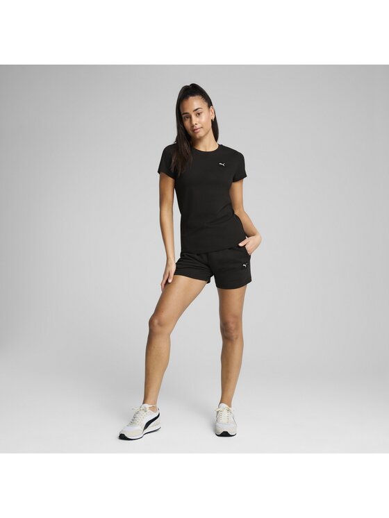 Puma Puma T-Shirt Ess Elevated 685016 Czarny Regular Fit