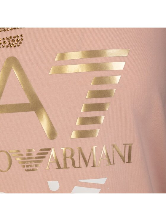EA7 Emporio Armani EA7 Emporio Armani T-Shirt 6RTT35 TJFKZ 1418 Růžová Regular Fit