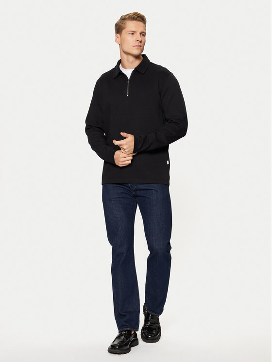 Selected Homme Selected Homme Polo marškinėliai 16095710 Juoda Regular Fit