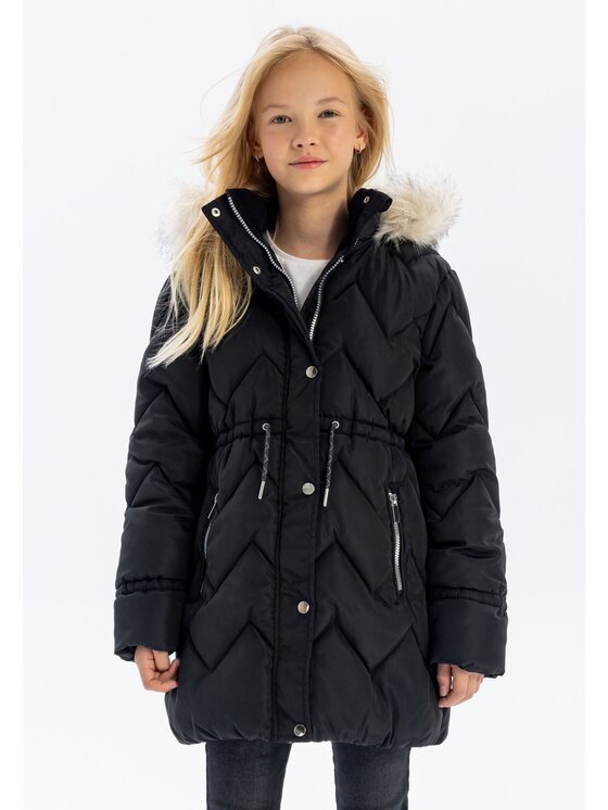 minoti minoti Kurtka zimowa 20coat87 Czarny Regular Fit