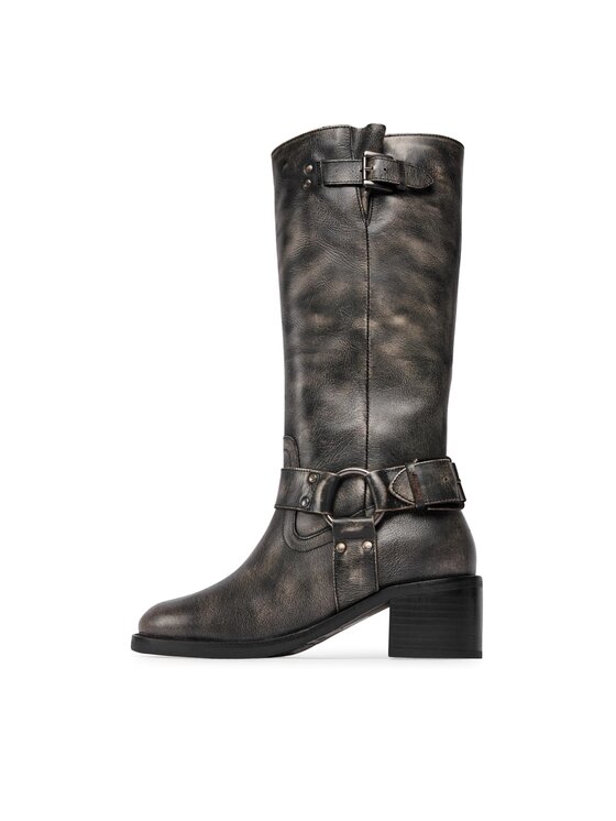 Bronx Bronx Kozaki High boots 14291-A Czarny
