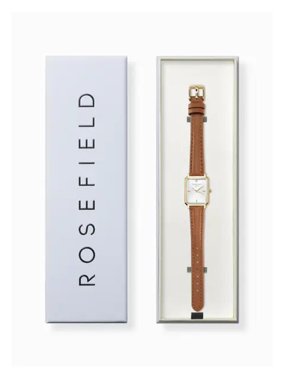 Rosefield Rosefield Zegarek Octagon XS Brązowy