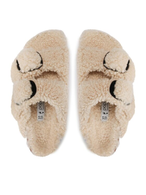 Birkenstock Birkenstock Natikače Arizona Big Buckle Shearling 1017642 Bež