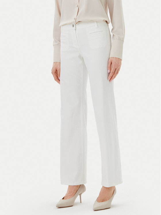 Olsen Olsen Jeans 14002252 Weiß Wide Leg